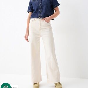 Ribcage wide leg jean